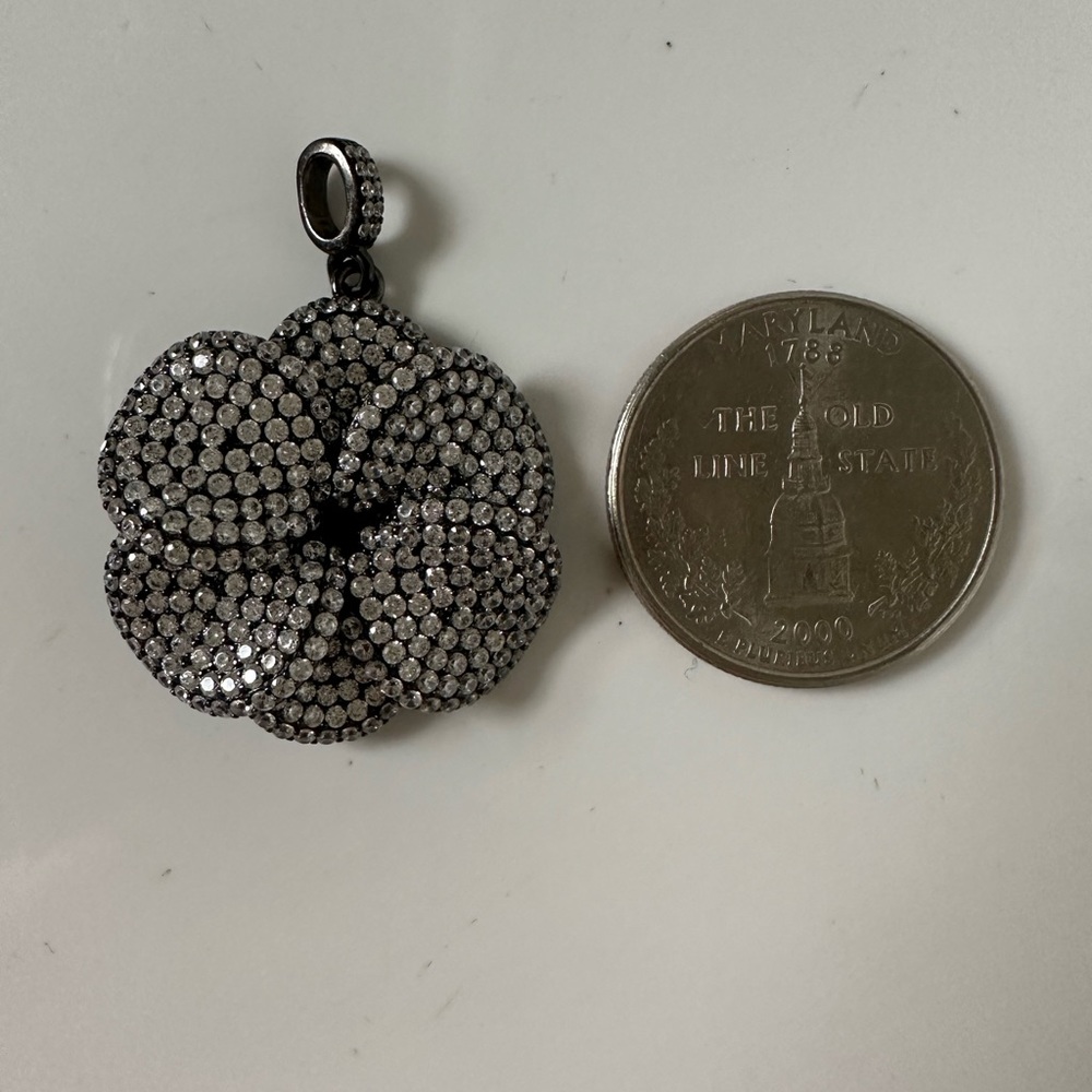 Sterling Silver CZ pendant